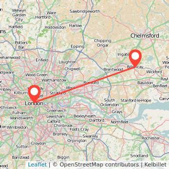 billericay to london train times.